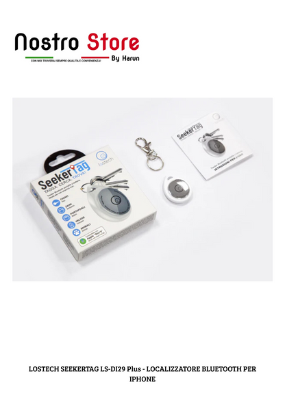 LOSTECH SEEKERTAG LS-DI29 Plus - LOCALIZZATORE BLUETOOTH PER IPHONE