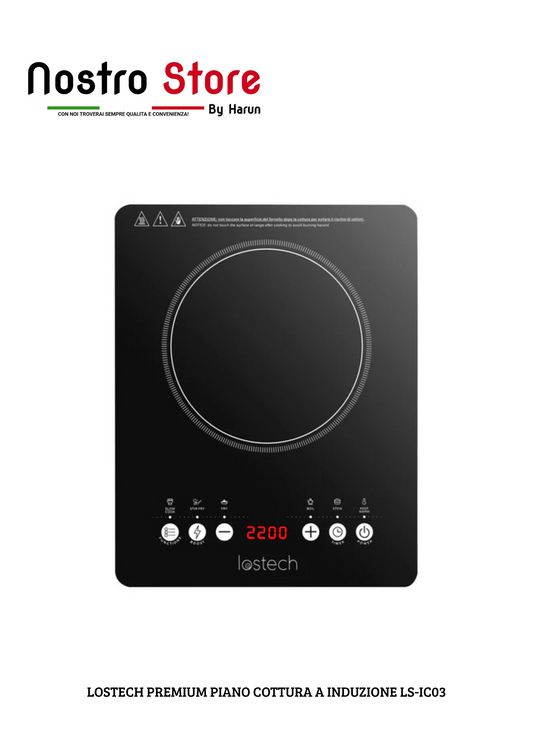 LOSTECH PREMIUM PIANO COTTURA A INDUZIONE LS-IC03