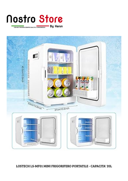 LOSTECH LS-MF01 MINI FRIGORIFERO PORTATILE - CAPACITA' 20L