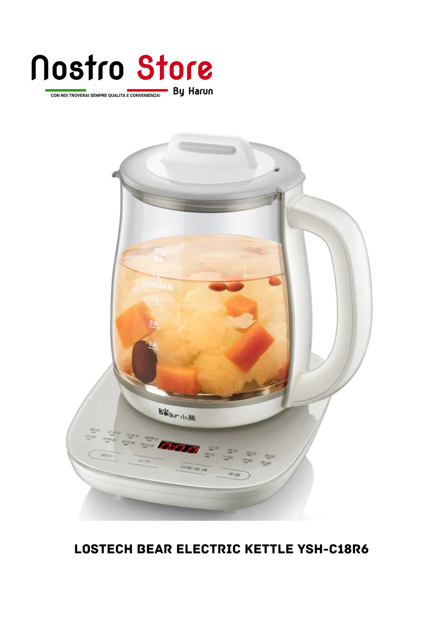 LOSTECH BEAR ELECTRIC KETTLE YSH-C18R6