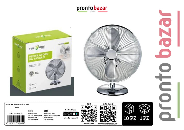 VENTILATORE DA TAVOLO