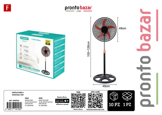VENTILATORE A PIANTANA 18 POLLICI